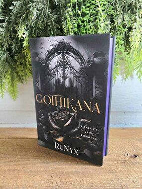 Gothikana by Runyx Hardcover Purple Sprayed Edge Book